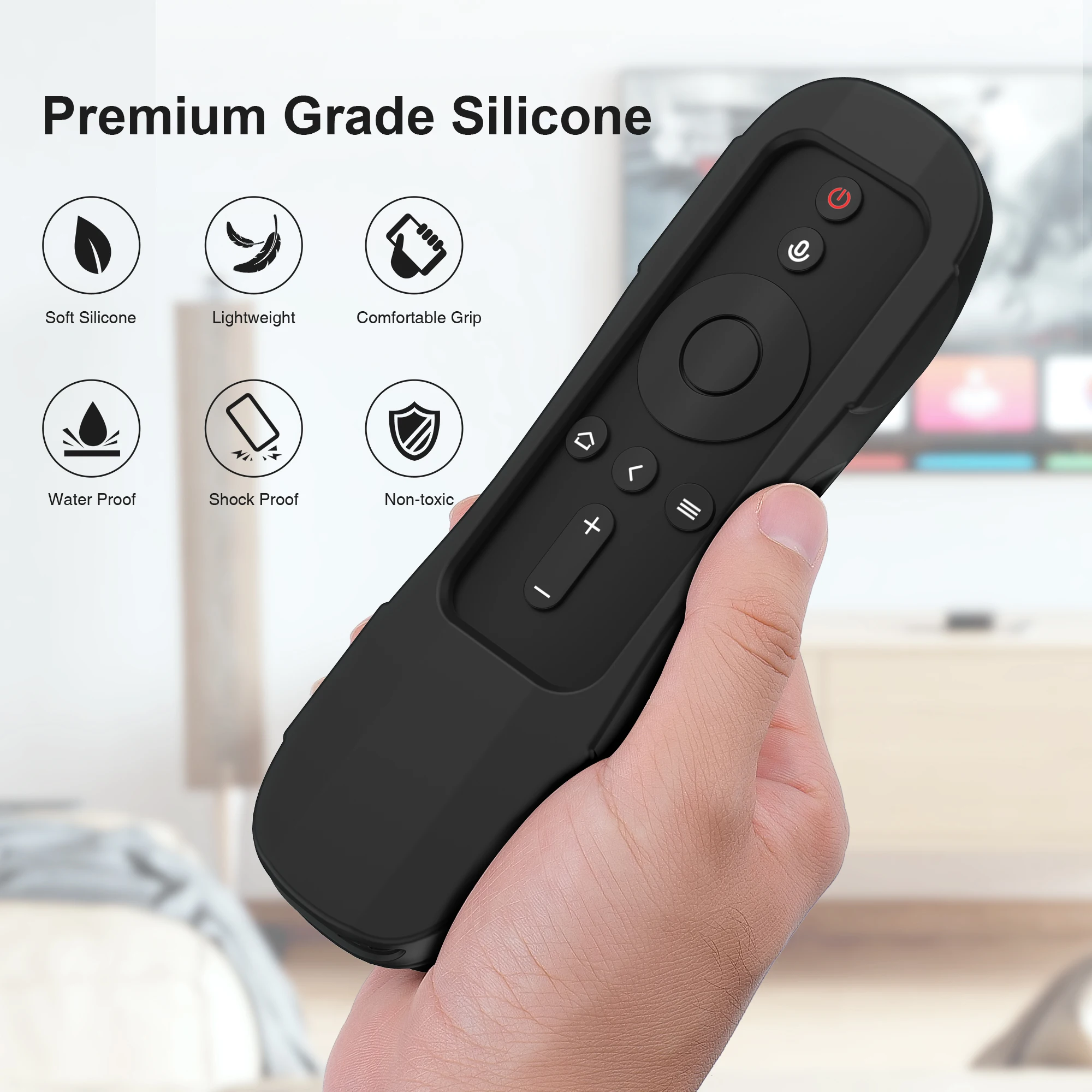 Silicone Case for Xiaomi mi Smart TV Box Remote Control Cover for Xiaomi Mi Box S 2nd Gen /Mi TV Stick 4K/Mi Box S/4A/4C/4X/4S