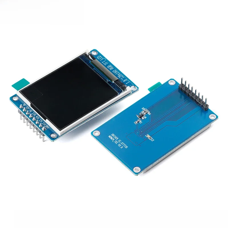 1.8-calowy kolorowy ekran HD IPS TFT LCD SPI, moduł wyświetlacza 1.8" 128x160 128*160 z pełnym kątem widzenia, sterownik ST7735, zasilanie DC 3.3V — zdjęcie produktu 7