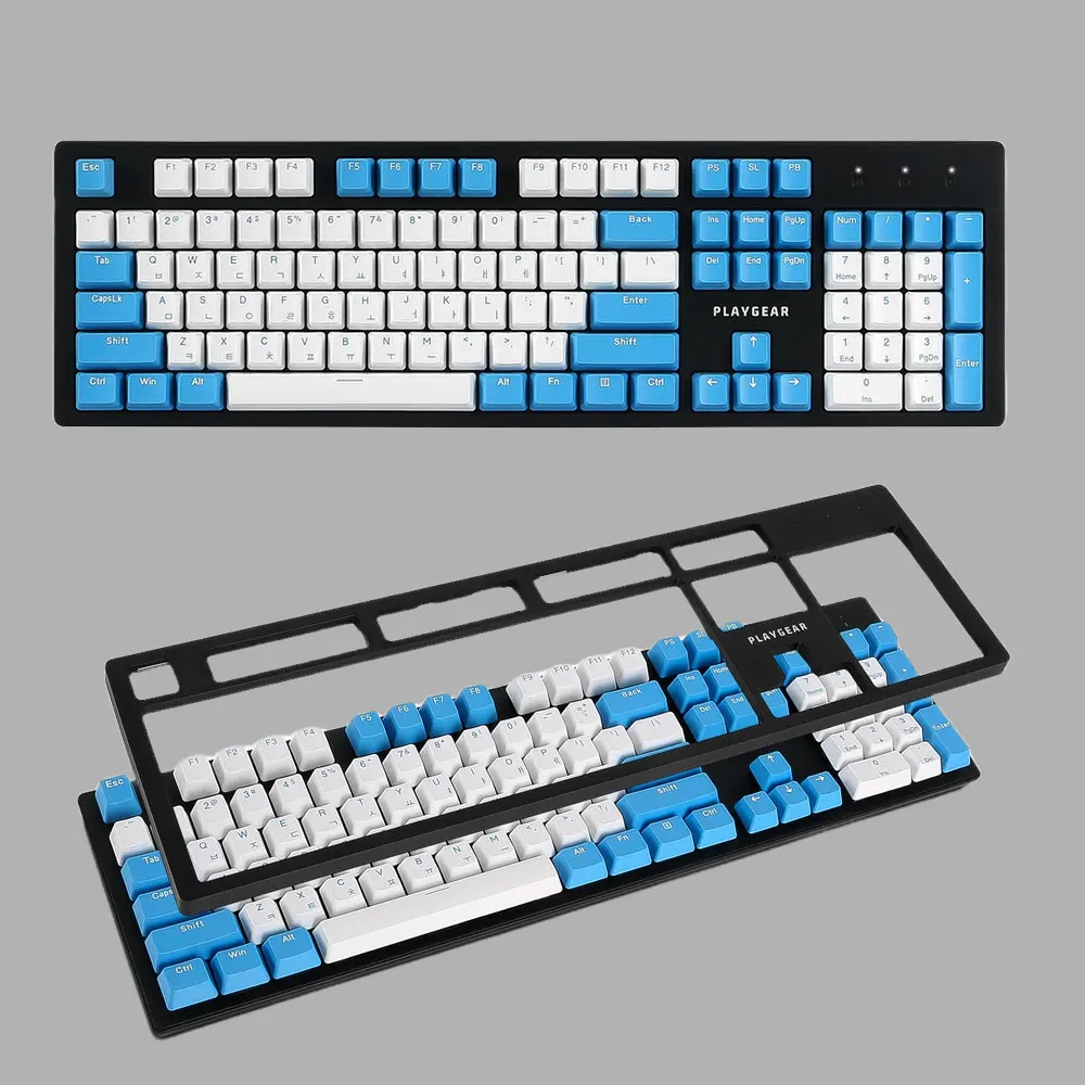 Optical axis PBT color injection gaming mechanical keyboard axis exchange waterproof