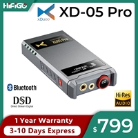 XDuoo XD05 Pro/ XD-05 Flagship DAC ES9039SPRO Decoder USB Bluetooth Headphone Amplifier Portable Dongle DSD512 4.4 Full Balanced