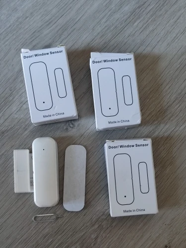 ZigBee Door Sensor Magnetic Contact Detector Real Time Alarm Security Monitor for Smart Home Works with Tuya Alexa Google Home photo review