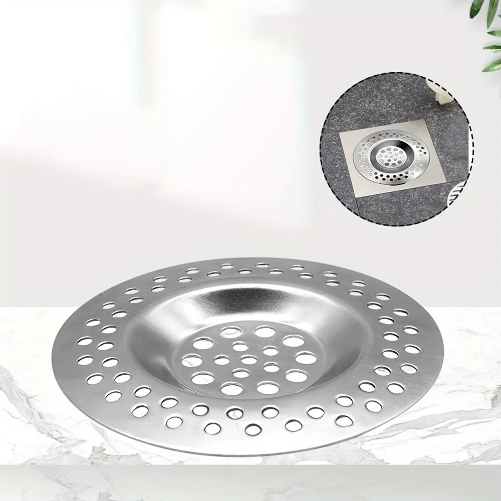 Porous bowl sewer, bathroom, sink, sewer, floor drain cover, stainless steel filter, bathtub, hair, anti-blocking, slag mesh, st