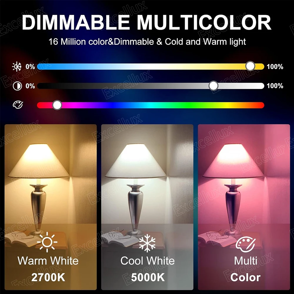 Imagem -02 - Lâmpadas Led Inteligentes Zigbee Bulbo Alexa Regulável Lâmpada de Mudança de Cor Controle de Voz Alice Wi-fi 15w E27 Rgb c Mais w Pcs