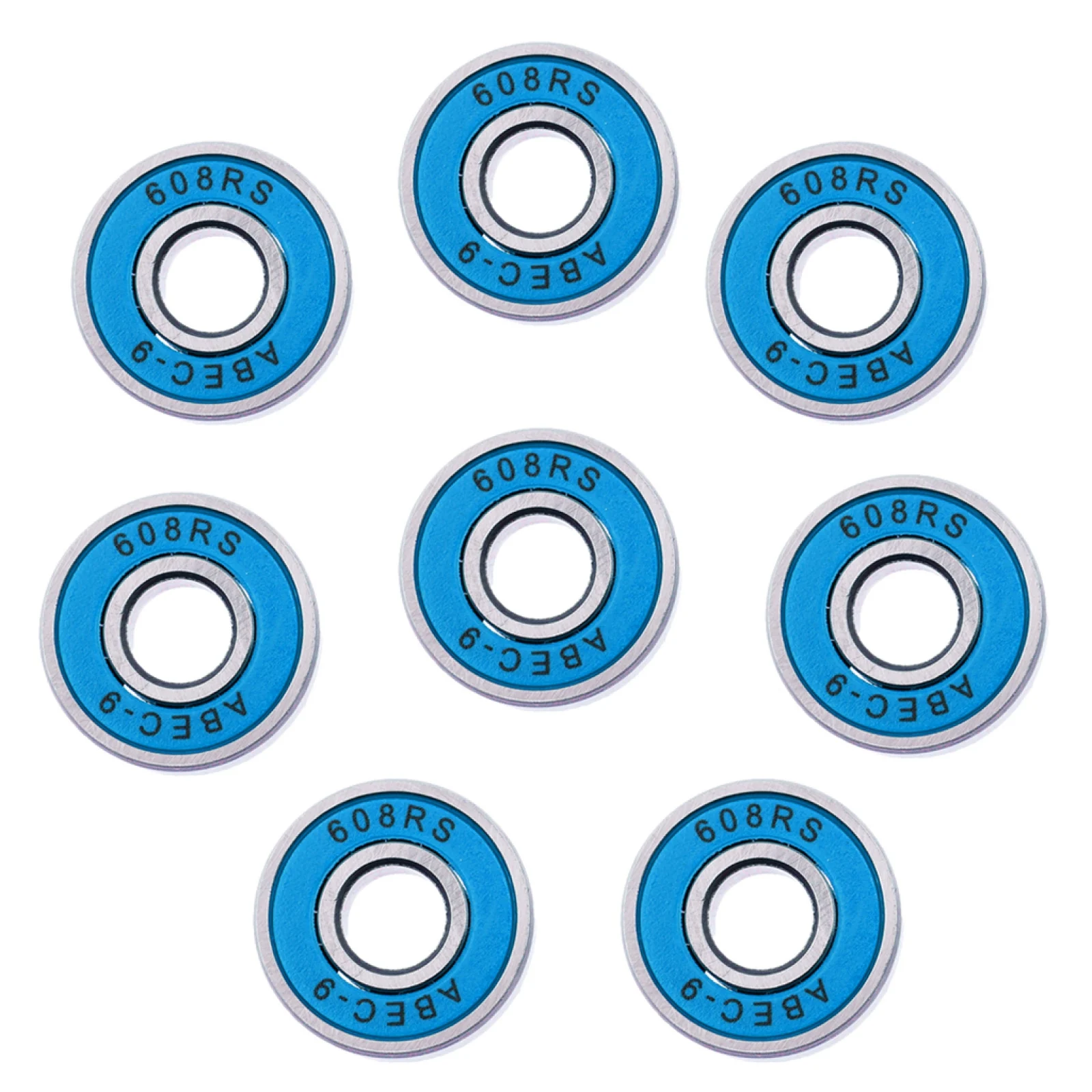 8 ピース/セット Abec 9 高速ベアリング 608RS 両面防塵 8