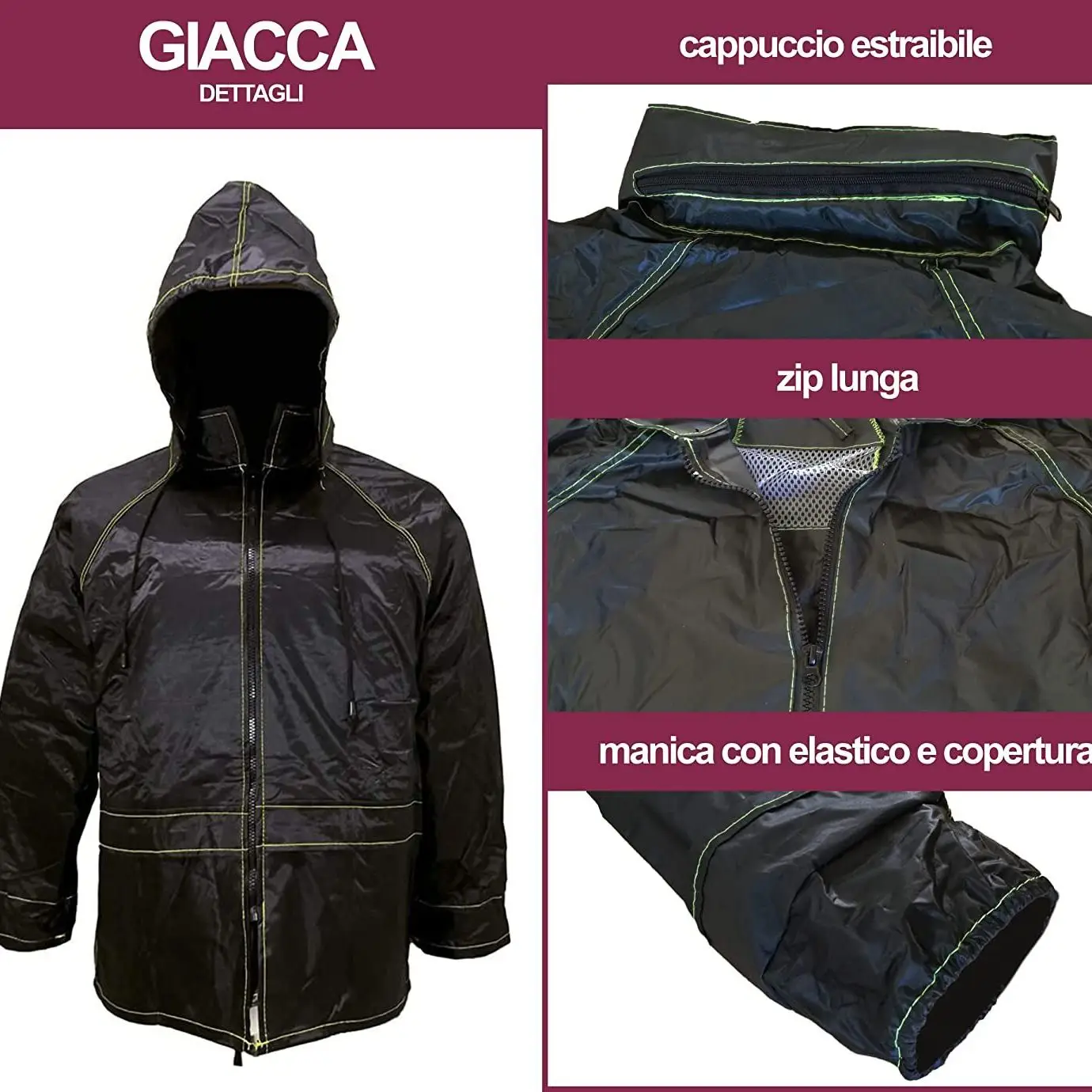 Bodysuit completo anti chuva impermeável motocicleta scooter ou bicicleta vários tamanhos com saco