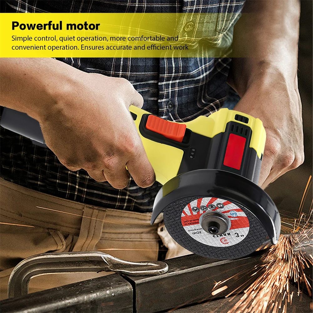 12V Mini Winkelschleifer 550W Akku wiederaufladbare Schneidemaschine Poliermaschine Elektrische Handschleifmaschine Poliermaschine – Detail 15