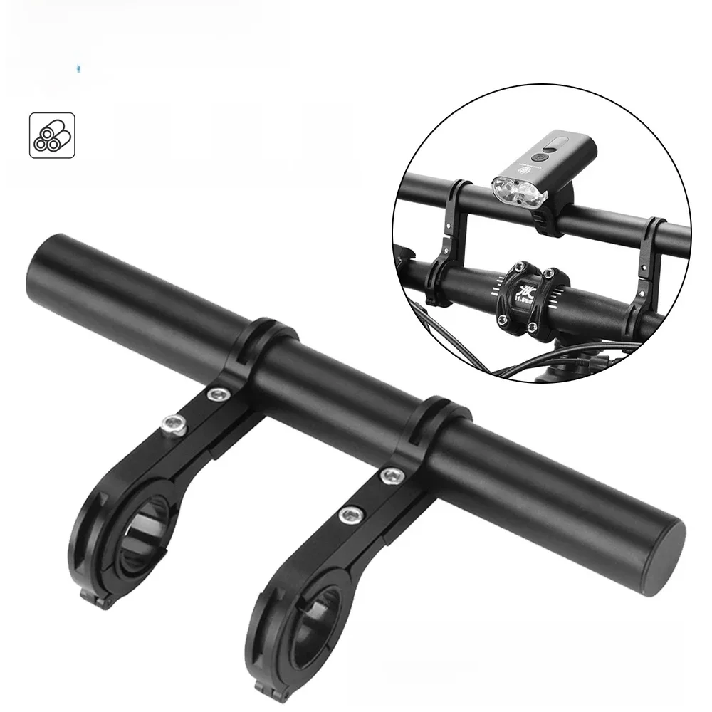 AliExpress NONE 20CM Aluminum Alloy Bicycle Handlebar Extender Mountain Bike Front Light Bracket Lamp Flashlight Accessories