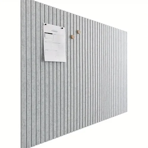 Pizarra de anuncios de pegatinas de pared de fieltro, tablero de exhibición de ilustraciones, pared de fotos para sala de estar, fondo de TV, decoración de oficina en casa, 6 uds.