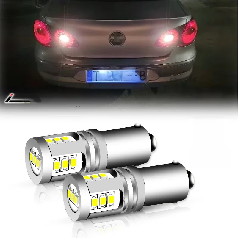 2x LED feu de secours Blub lampe de recul BAX9S 64132 H6W Canbus sans erreur pour Audi A3 2014-2017 S3 VW Passat CC Volvo C70 2011-2013