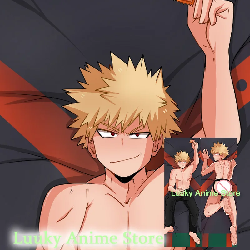 

Dakimakura Anime Bakugo Double Sided Print Life-size Body Pillow Cover