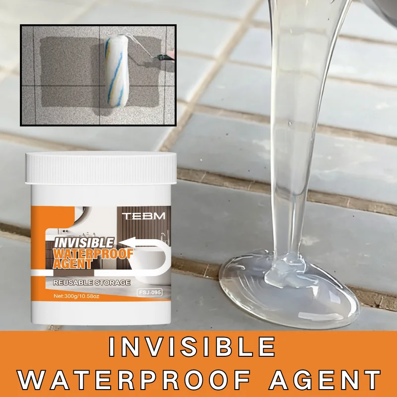 

Transparent Super Invisible Waterproof Sealant, Nano Leak-Proof Coating, Crystal Clear Sealing Glue -Once solution the recurring