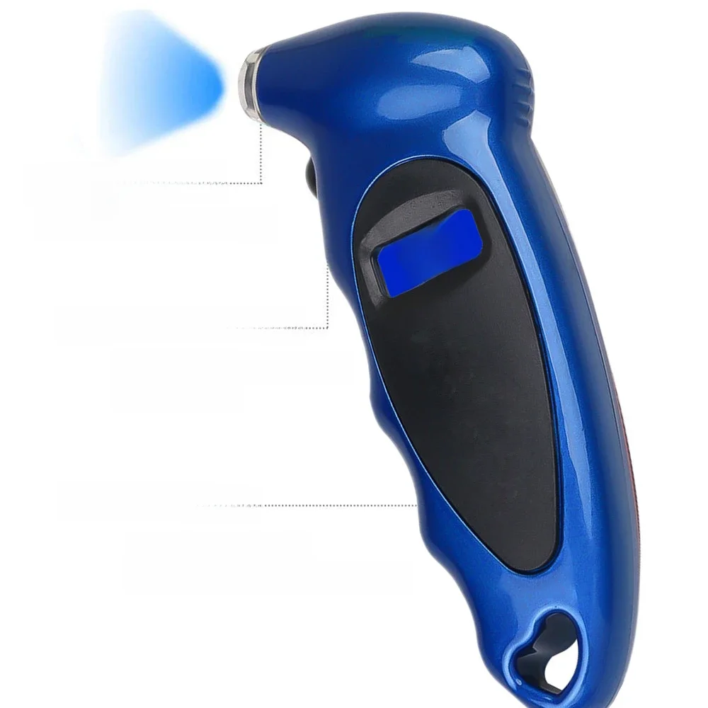 AliExpress NONE LCD Backlight 0-150 PSI Car Motorcycle Bike Portable Digital Tire Pressure Gauge Meter High-precision Display Diagnostic Tool