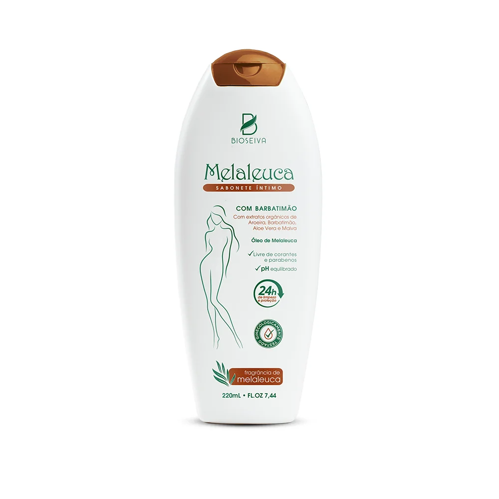 Sabonete Íntimo Melaleuca com Barbatimão 220ml - Bio Seiva