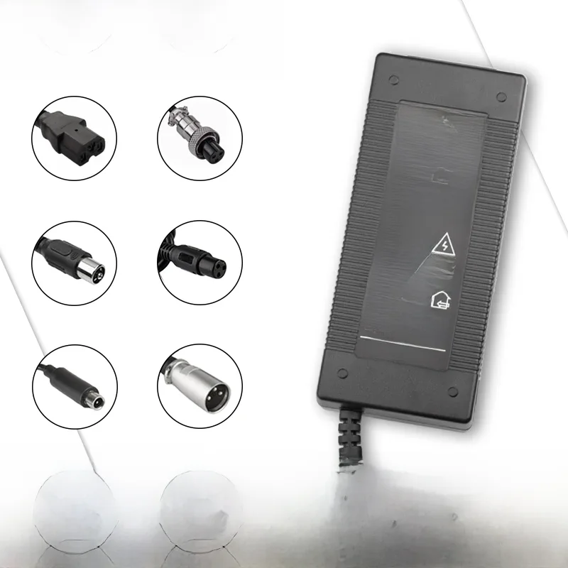 AliExpress TANGSPOWER 54.6V 2A Lithium Battery Charger For 13S 48V Li-ion Battery Pack Fast Charging Electric Bicycle Charger Power Tools Charger