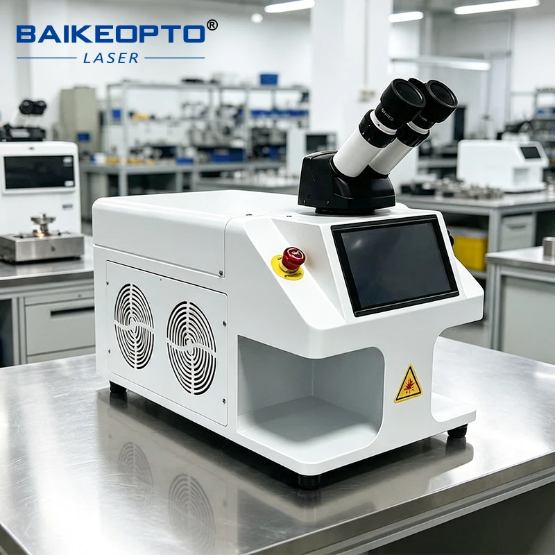 BK-JW100A Desktop Jewelry Laser Spot Welder Binocular Microscope Intelligent Touch Screen Welding Equipment