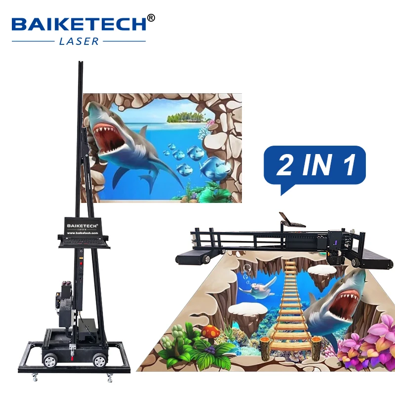 TH-UP700XT DX7 5 KOLORÓW CMYKW UV Drukarka Inkoustowa do Ścian i Podłóg Drukowanie na Cementie Cegle Płytki Drewno Metal Papier Tkanina Ściany