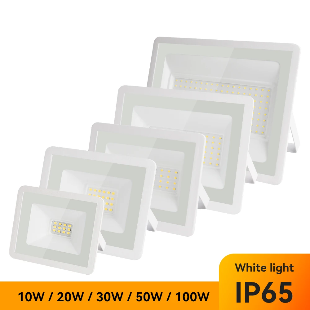 

Outdoor Floodlights High Power Waterproof Courtyard Garden Square Light Villa Garage Door Head Swimming Pool Street Lights