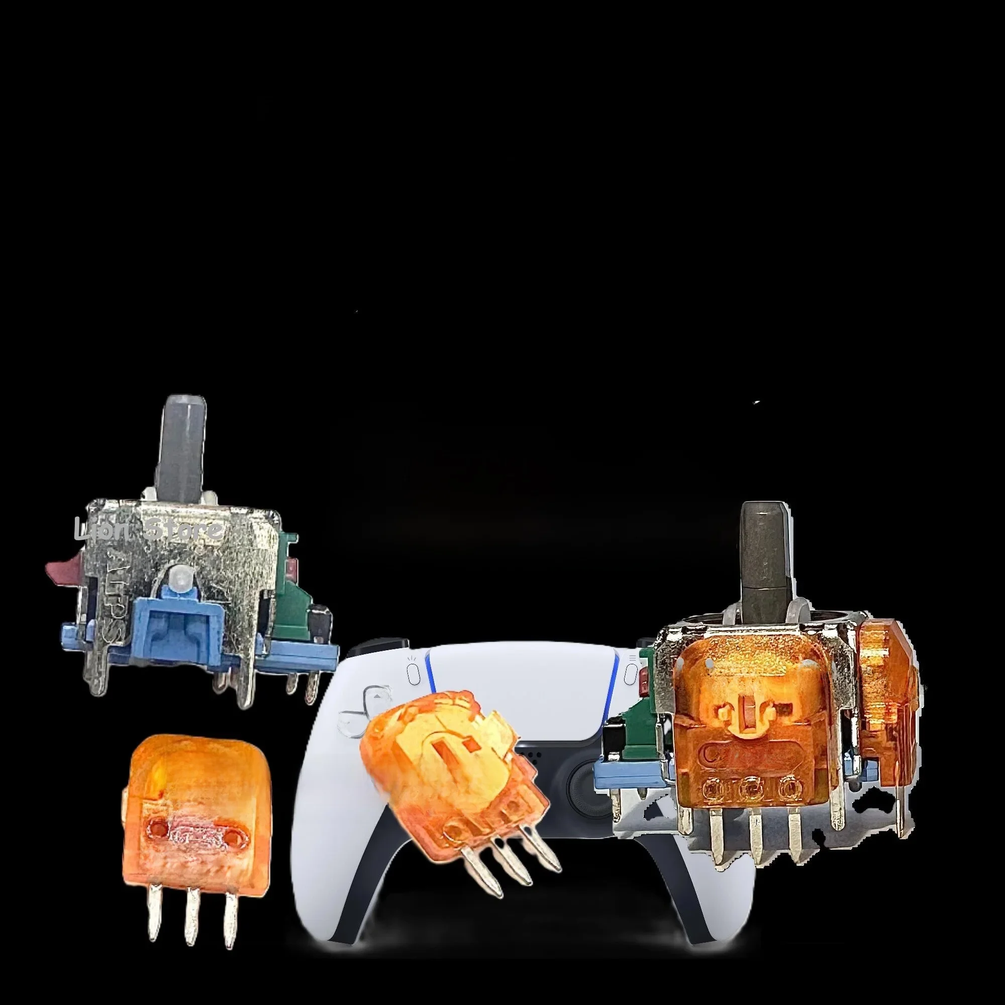 ALPS TMR pour PS5/DS5 contrôleur de joystick Dualsense ALPS analogique avec potentiomètres de capteur TMR pour remplacement de rénovation