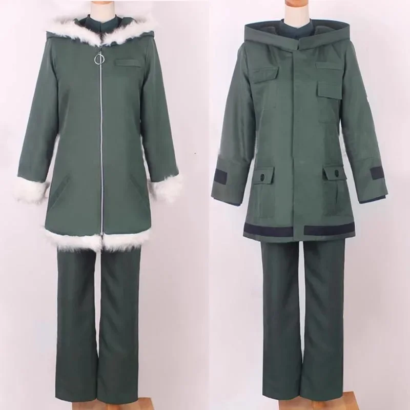 Laatste Tour Yuri Chito Militair uniform Cosplay Kostuums Halloween Party Outfit Voor Vrouwen Kleding Custom Made - afbeelding 2