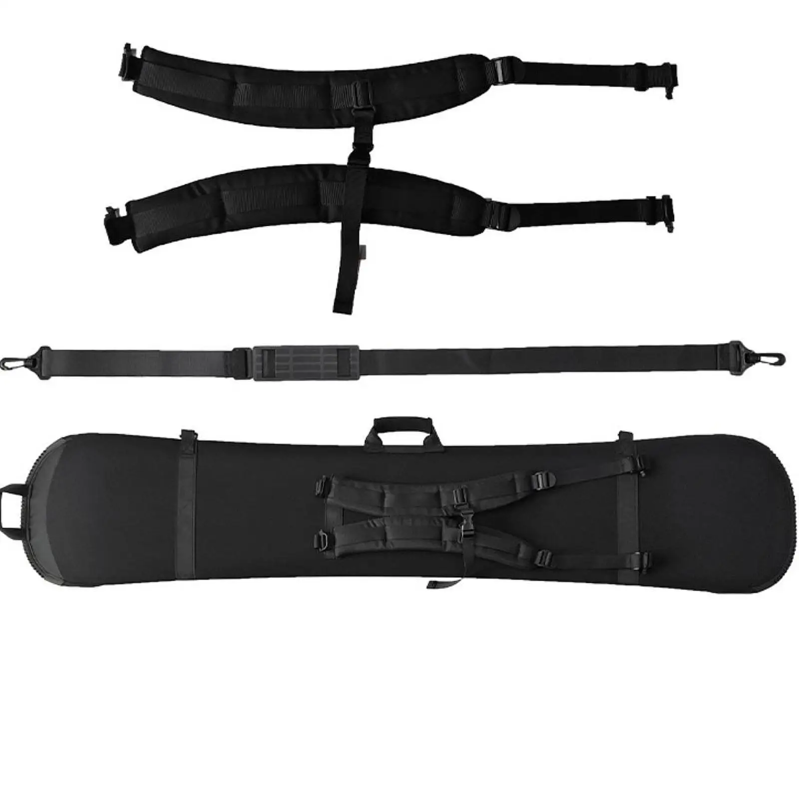 Snowboard Protection Adjustable Shoulder Strap Carry Scratch Resistant Snowboard Sleeve Snowboard Travel Bag Ski Storage Case