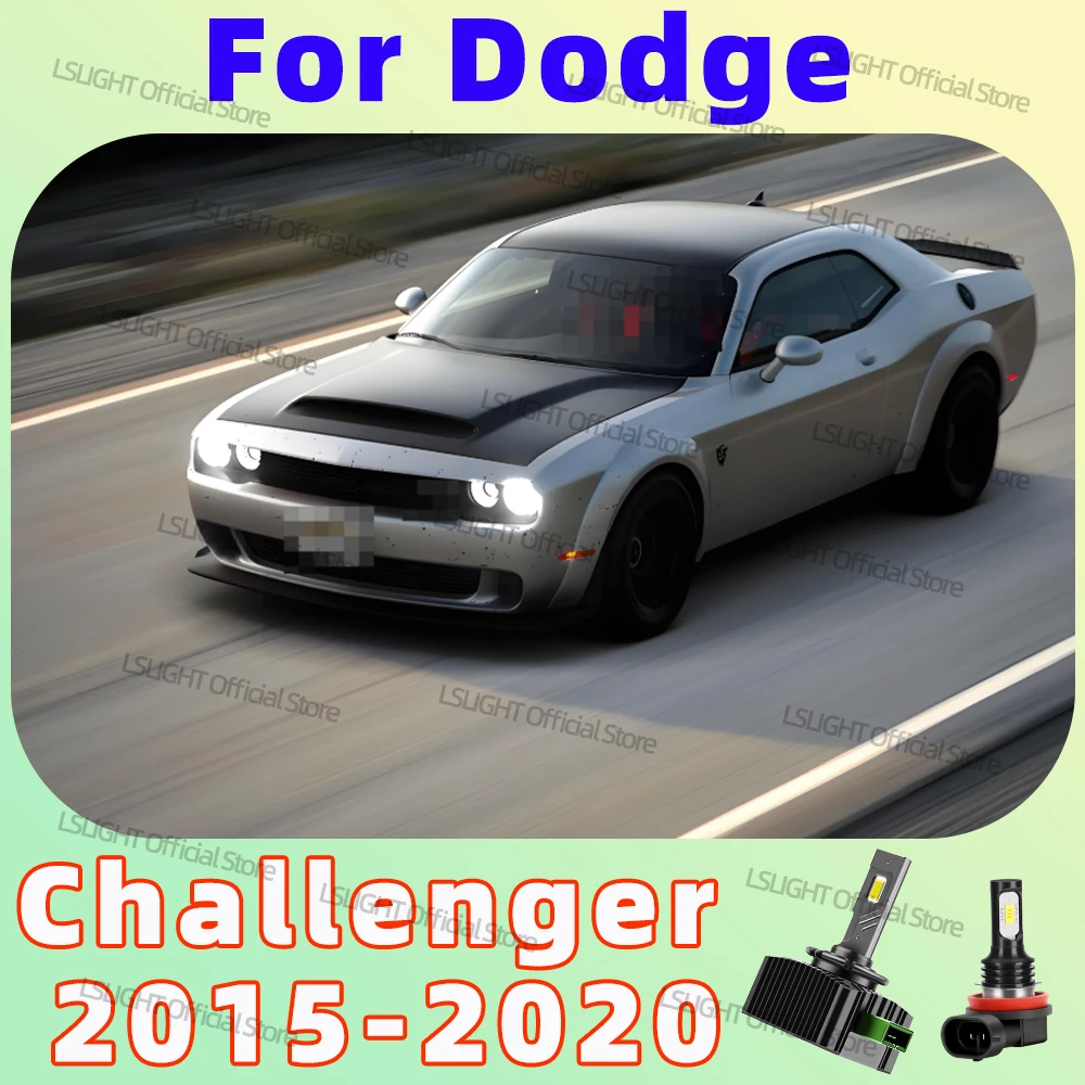

2/4PCS HID to LED Headlight Bulbs D3S CSP 3570 6000K Auto Front Fog Lamps For Dodge Challenger 2015 2016 2017 2018 2019 2020