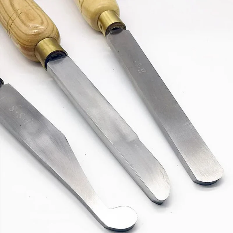 Outil de tournage du bois en acier rapide, bol, ciseau, grattoir à nez rond, outil de Gouge de tournage du bois
