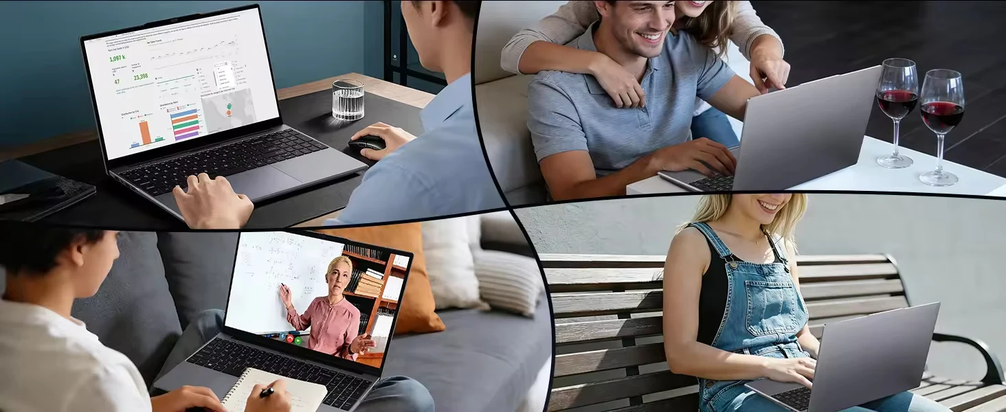 15.6" Laptop Computer Intel Core I7 1165G7 Windows 11 Pro Portable Notebook PC 16GB RAM 1TB 2TB SSD Backlight Office Study Laptops Gaming