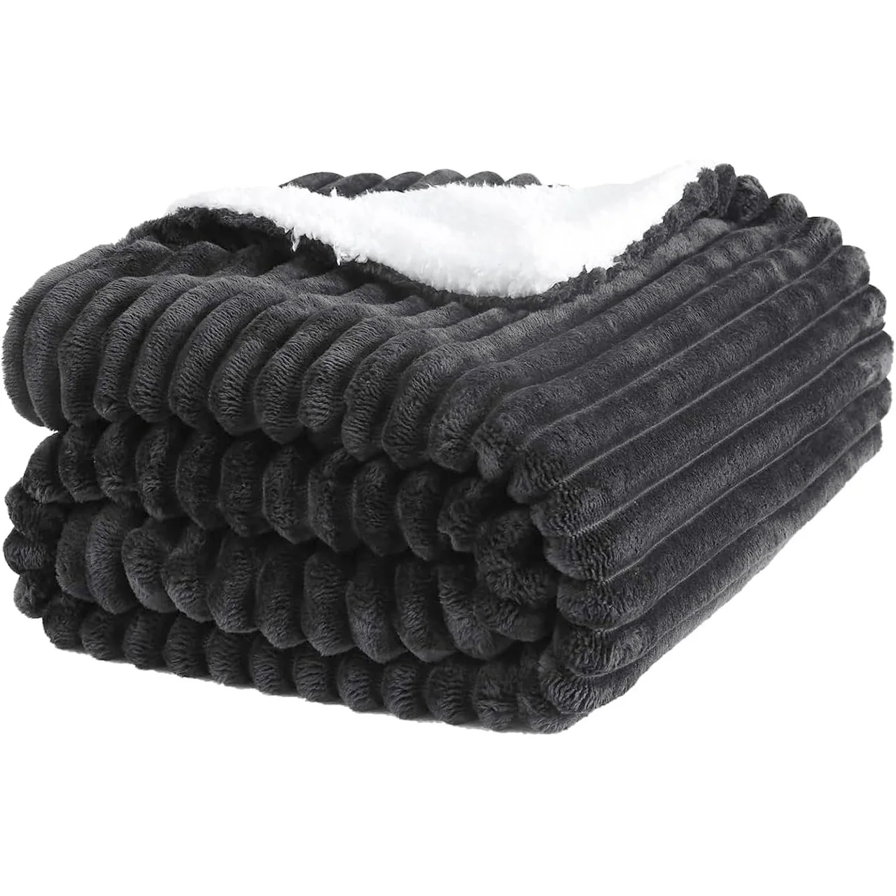 

ROSEKIND Мягкое уютное фланелевое одеяло из шерпы, теплое и толстое, для кровати, дивана, офиса, элегантный элемент домашнего декора, прочное и двустороннее.