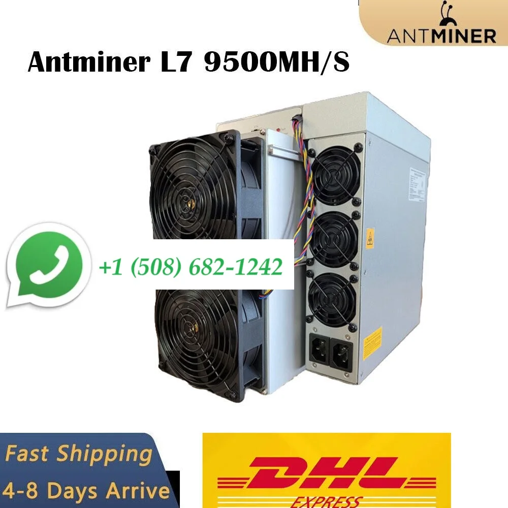 Bitmain Antminer L7 9050MH LTC/DOGE Miner 3258W NEW