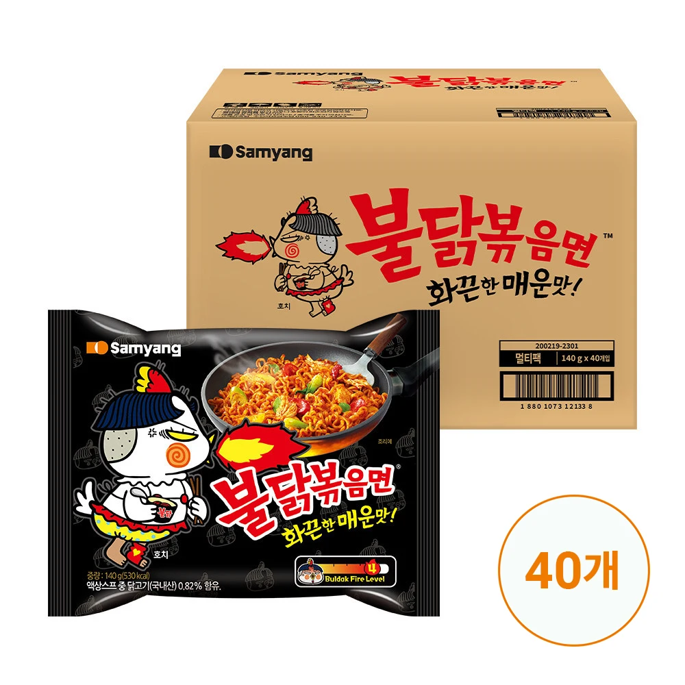 [Samyang Food] 140g x 40 fried noodles (1 box)