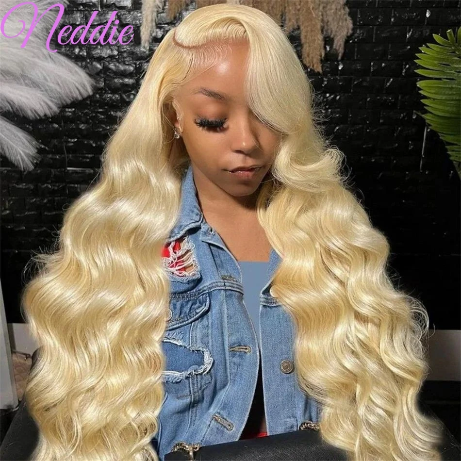 Body Wave Wigs 13x6 Honey Blonde 613 Lace Frontal Human Hair Wig HD Transparent Brazilian 13x4 Lace Front Wigs For Women