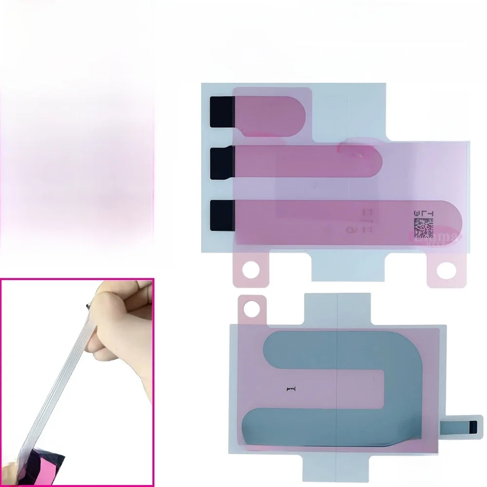 EmmaHelp 10 szt. Naklejek na baterię do iPhone 17 Pro Max 17Air 16 16E 12 13 14 Plus 15 Taśma baterii Klej Wymienne części — zdjęcie 2