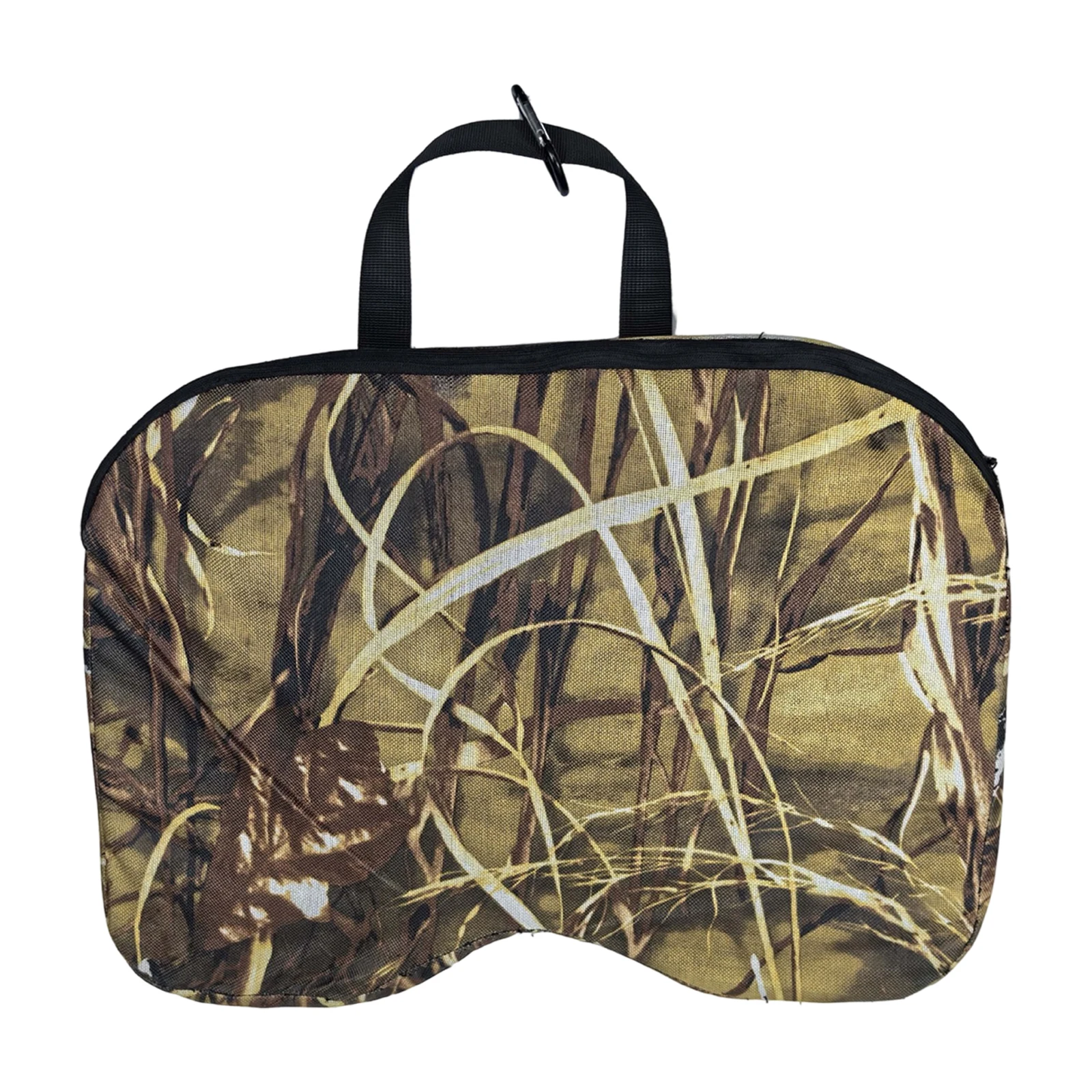 Hunting Seat Cushion with Handle Camping Cushion Thickened with Carabiner for Garden Stadium
