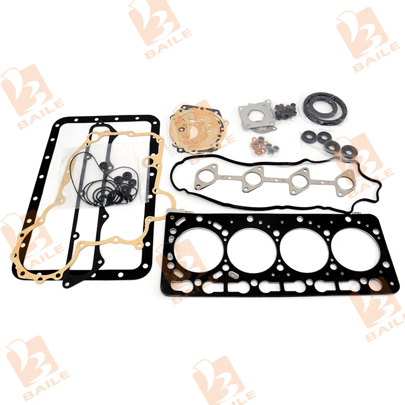 For Kubota V3300 Full Gasket Kit Set  With Cylinder Head Gasket 16Valves