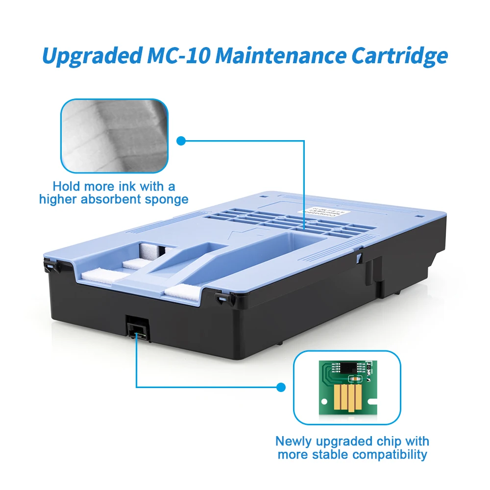 Imagem -02 - Cartucho de Manutenção Compatível com Canon Imagechip Ipf650 655 670 680 685 750 755 760 765 770 780 785 830 840 850 Mc10