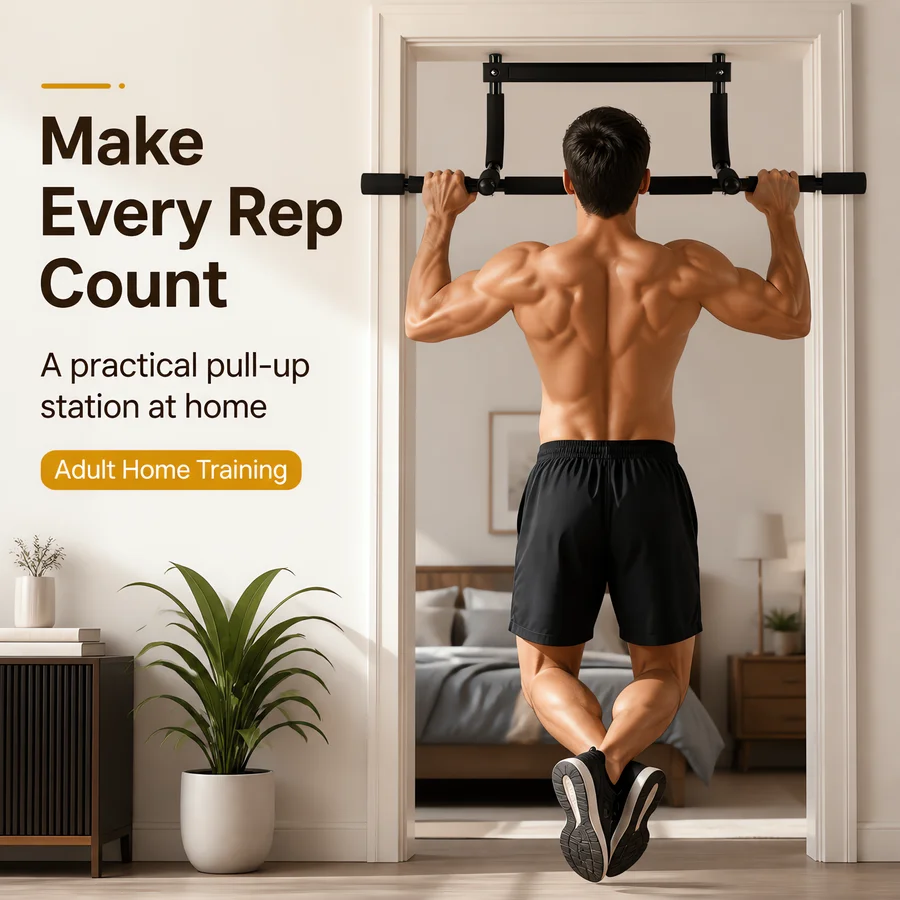 Suspension Trainer Door - Wytrzymały drążek do podciągania montowany na