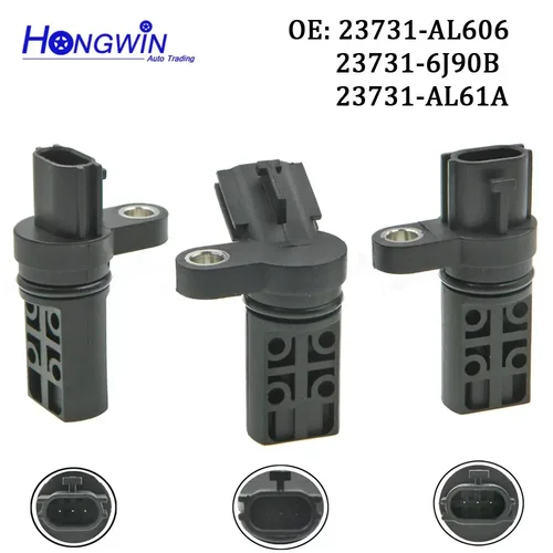 Enchufe del Sensor de posición del cigüeñal del árbol de levas para Infiniti FX35 Nissan 350Z Altima Maxima Murano 3.5L VQ35DE A29632 A29630 23731AL606