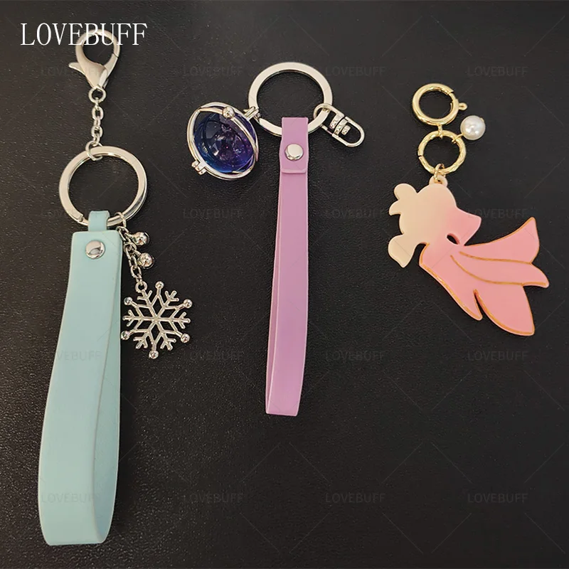 LOVEBUFF love and Deepspace Rafayel Fish Xavier Planet Zayne Snowflake Charm Keychain Pendant