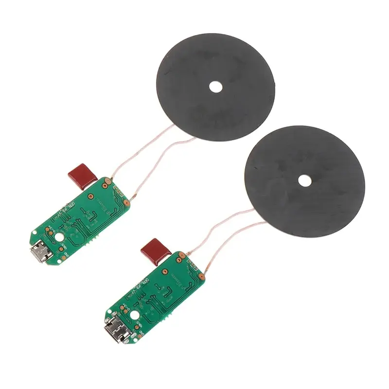 Módulo transmisor inalámbrico de 5V, placa de circuito de bobina de 5W/10W/15W, cargador inalámbrico de teléfono de carga rápida tipo C, accesorios