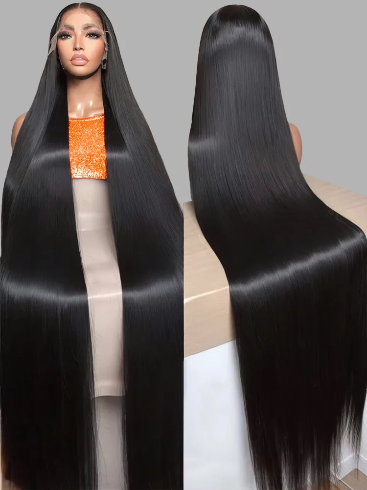 

Mossily 40 inch Straight Lace Front Wigs Human Hair Brazilian 13x4 13x6 HD Lace Frontal Wig 200% 5x5 Glueless Wig For Women