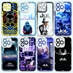 JuL C'est Pas Des Lol Rapper Phone Case For iPhone 16 15 14 13 12 11 Mini Pro Max X XR XSMax 7 8 Plus Transparent Cover