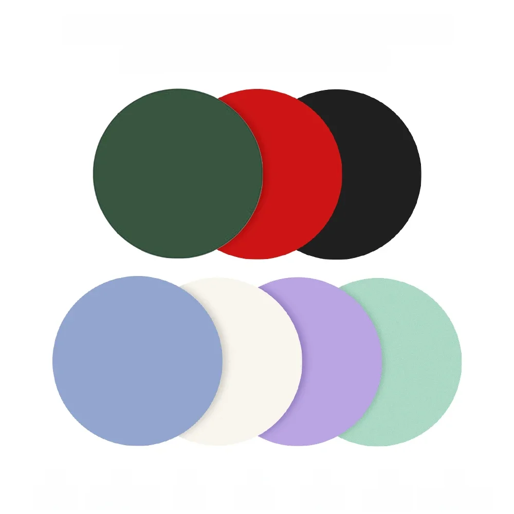 Autocollant de disque de plaque de feuille de métal ronde pour support de téléphone de voiture magnétique support de téléphone portable universel autocollant de fer