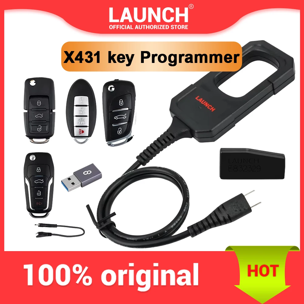 LAUNCH X431 Key Programmer Read/Write IMMO Chip Programming Smart Key Anti theft work with X431 PRO ELITE/PRO V5.0/PRO TT/PRO3S+