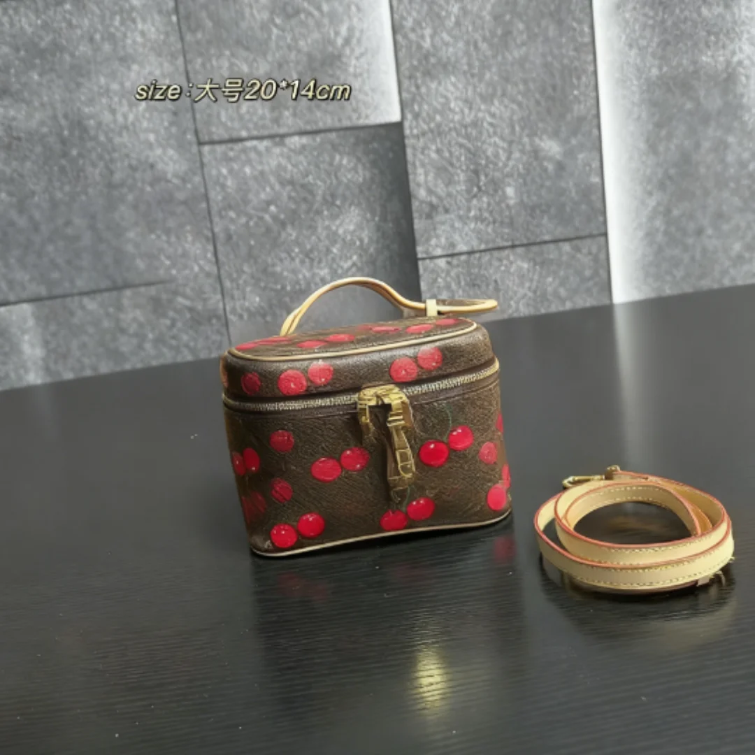 

New Women's Bag Cherry Series Compact Fashion Casual High Quality 2025 Female Bag