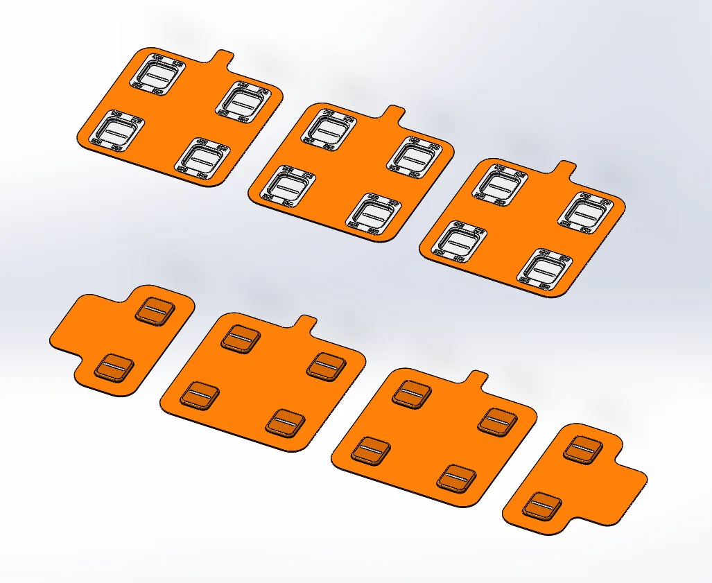 WELLGO 10SET 21700 Battery Nickel Sheet Optional Big Current 6S2P 21.4MM Copper Plated Nickel Sheet For Lithium Battery Pack