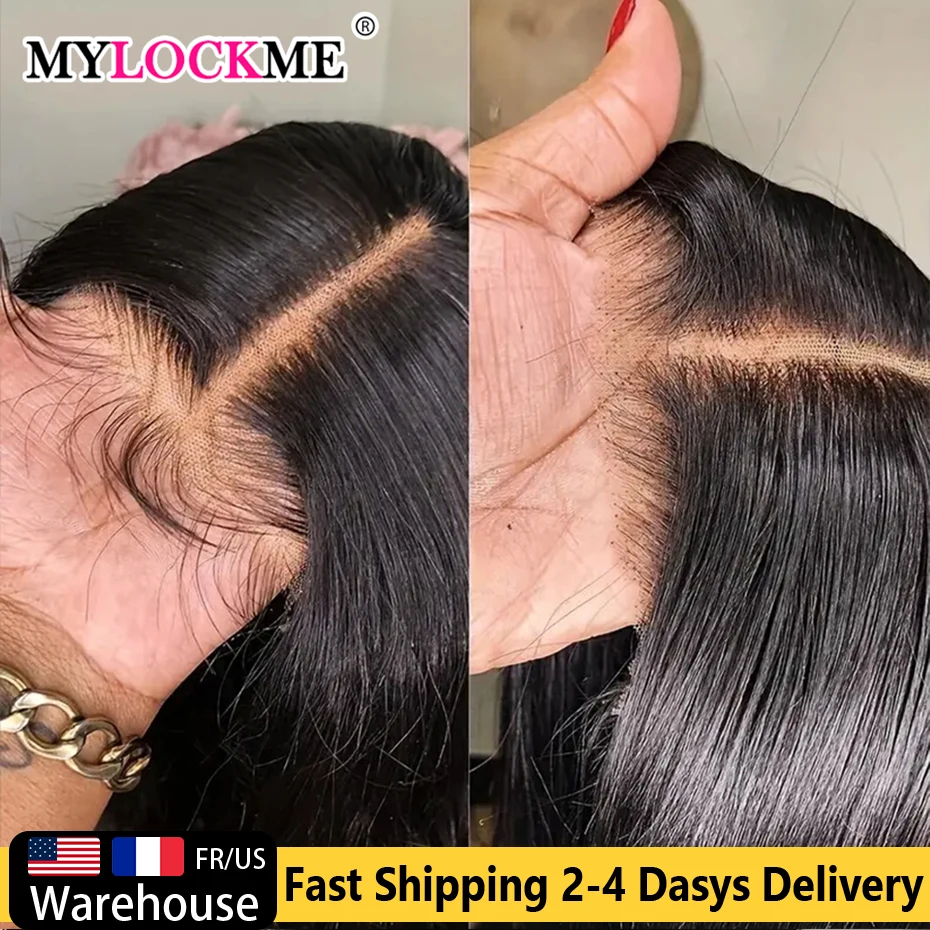 Ready To Wear Lace Closure Wig Human Hair 5x5 6x4 Glueless Wig Human Hair Straight Human Hair Wigs For Black Women