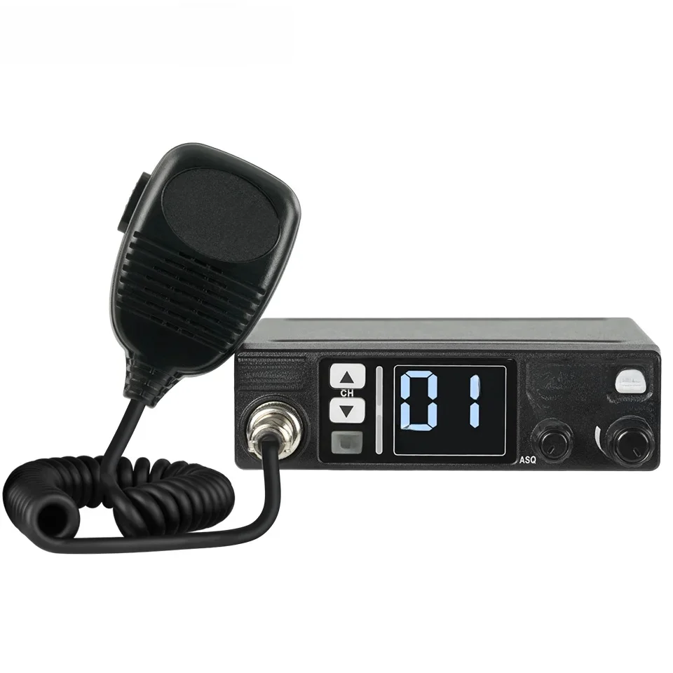 Radio CB Retevis MB63, dalekiego zasięgu, profesjonalne radio CB samochodowe, mobilne radio krótkofalowe AM/FM, kanał 9/19, VOX dla kierowców ciężarówek — zdjęcie 2