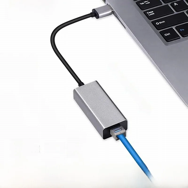 100/1000Mbps Ethernet Adapter USB 3.0 typu C RJ45 Przewodowa karta sieciowa do komputera PC Laptop Desktop USB Gigabit RJ45 Lan Kabel internetowy — zdjęcie produktu 7