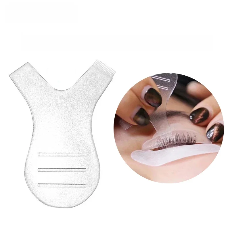 Brosse en Forme de Y pour Rehaussement des Cils, Accessoire Semi-Permanent pour la Lamination des Sourcils, Outils de Permanente, 1 Paquet