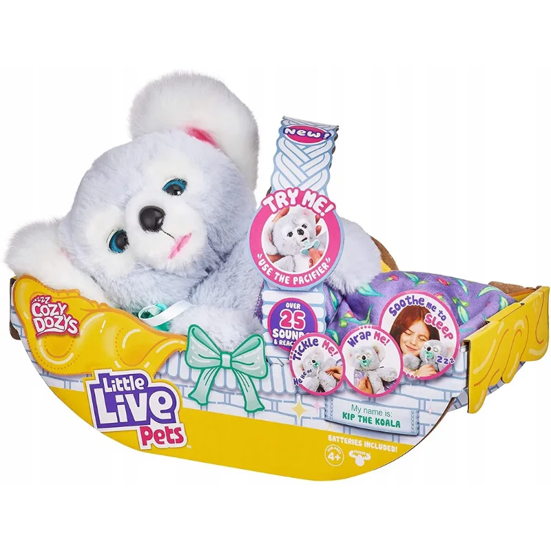 LITTLE LIVE PETS INTERACTIVE KOALA BEAR YOUR FRIEND COZY GETS KIP